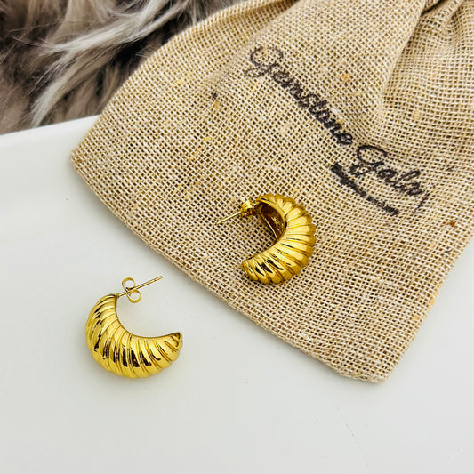 Crescent earrings