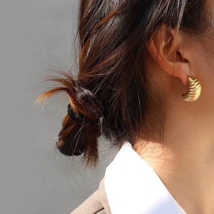 Crescent earrings