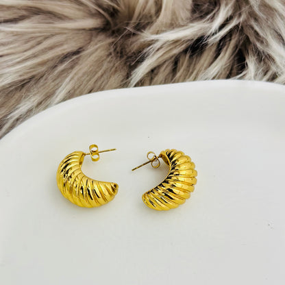 Crescent earrings