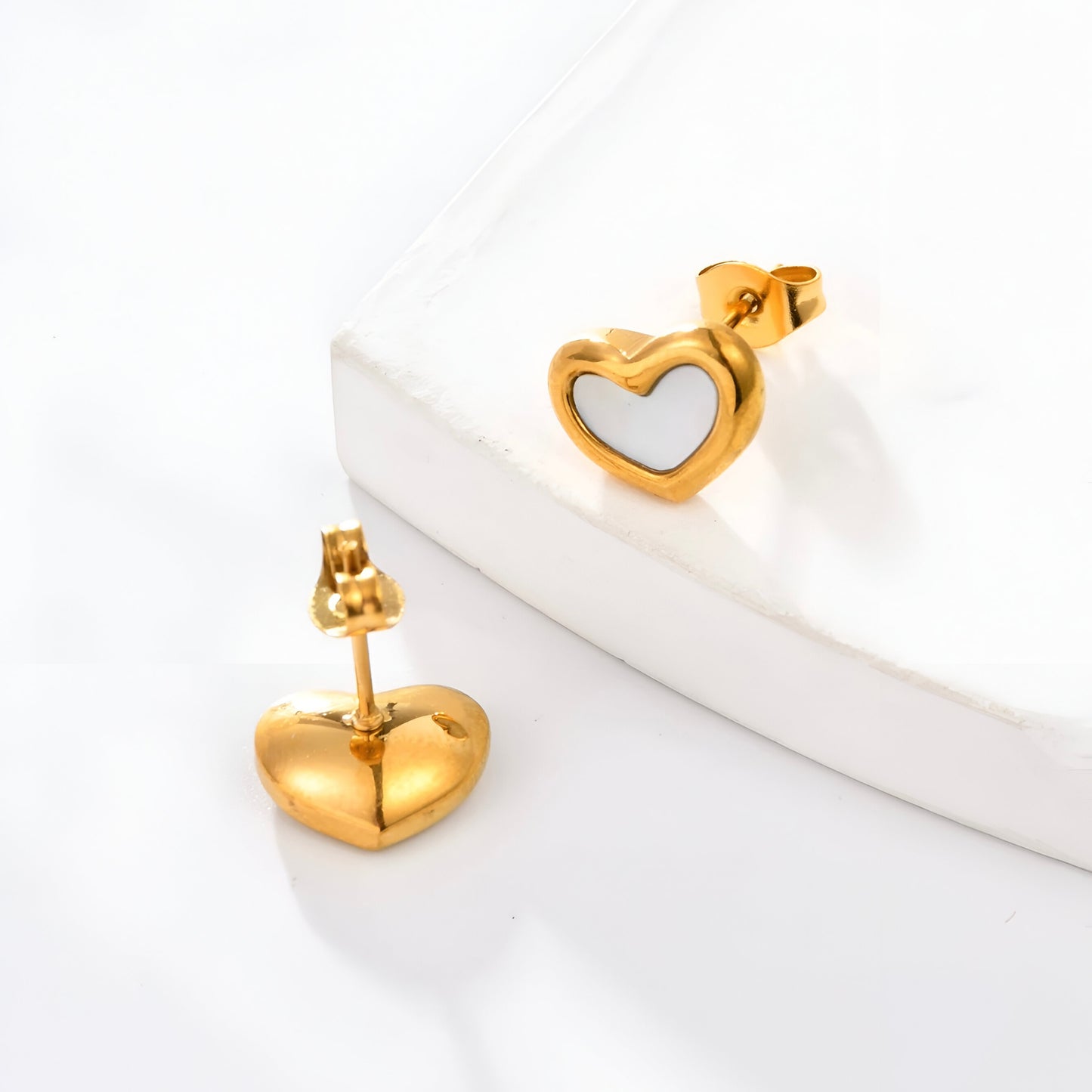 Heart Charm Earrings