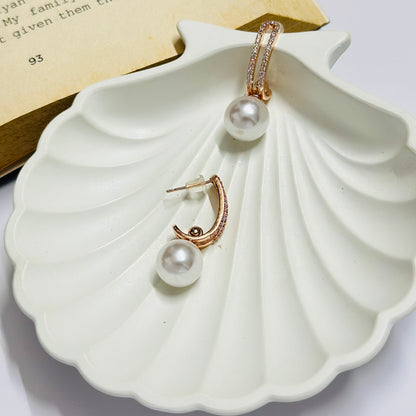 Luminous Pearls Earrings ( 2in1 )