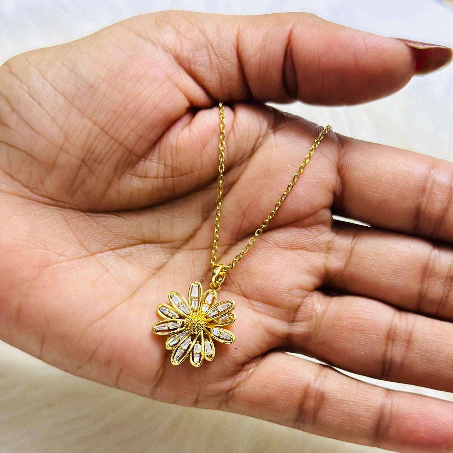 Sunflower Necklace