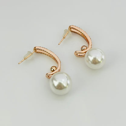 Luminous Pearls Earrings ( 2in1 )