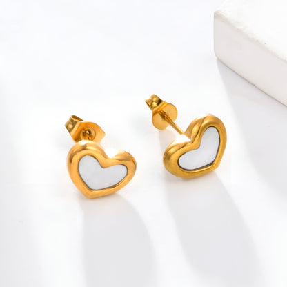 Heart Charm Earrings