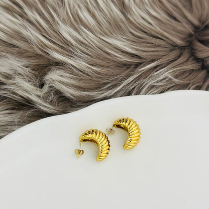 Crescent earrings