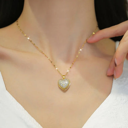 Pearl Heart Necklace