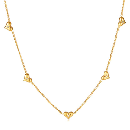 Meher Multi-Heart Necklace