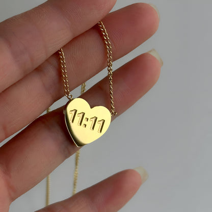 11:11 Necklace ( Make a wish )