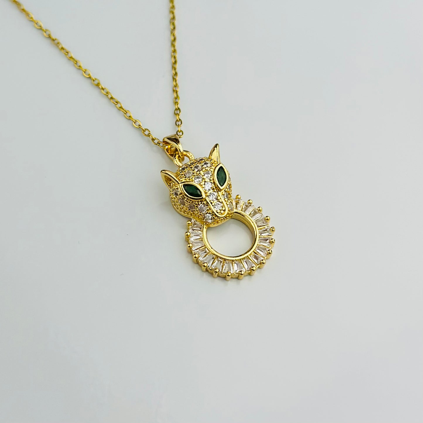 Gold Panther Necklace