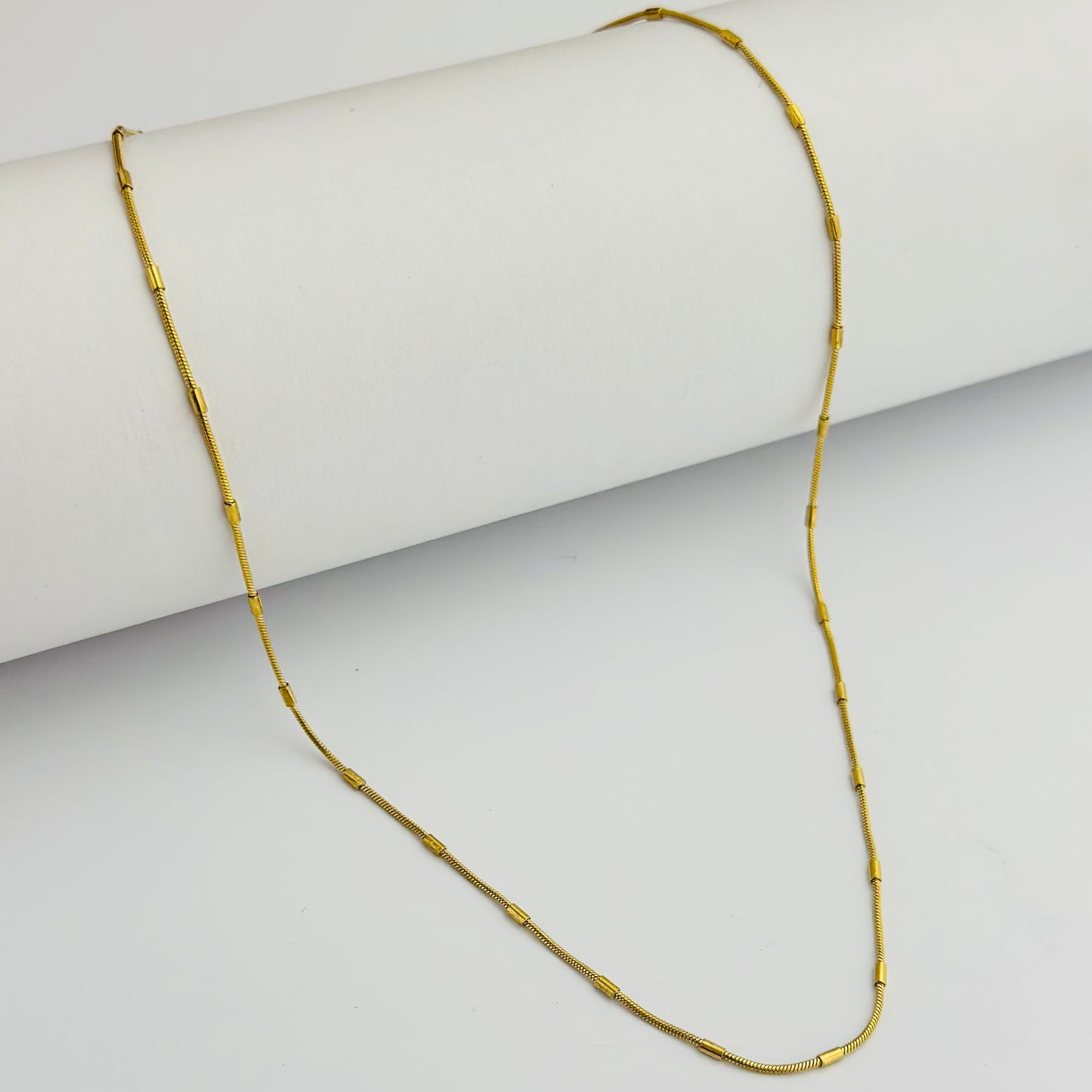 Embossed Sleek Chain ( 1mm )