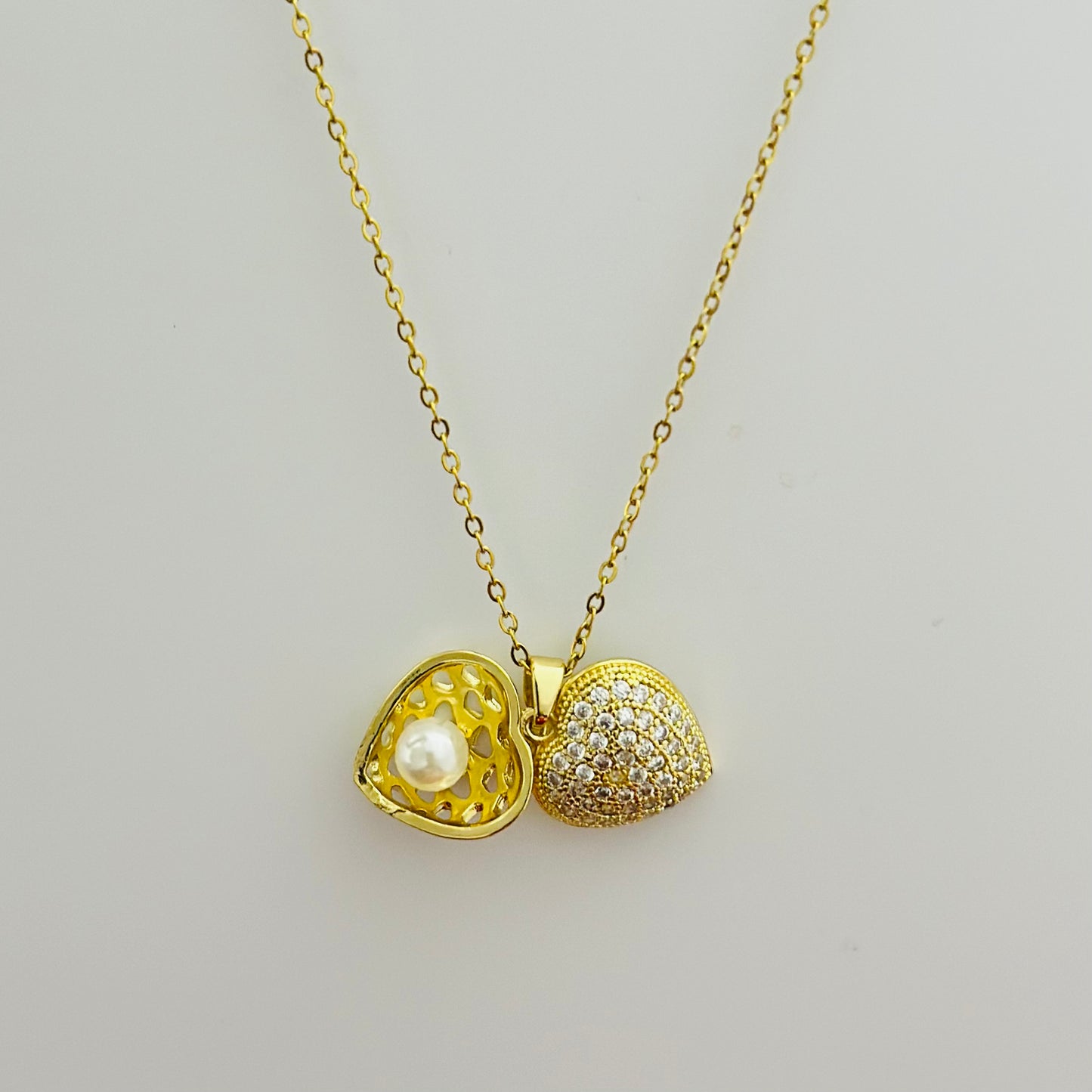 Pearl Heart Necklace