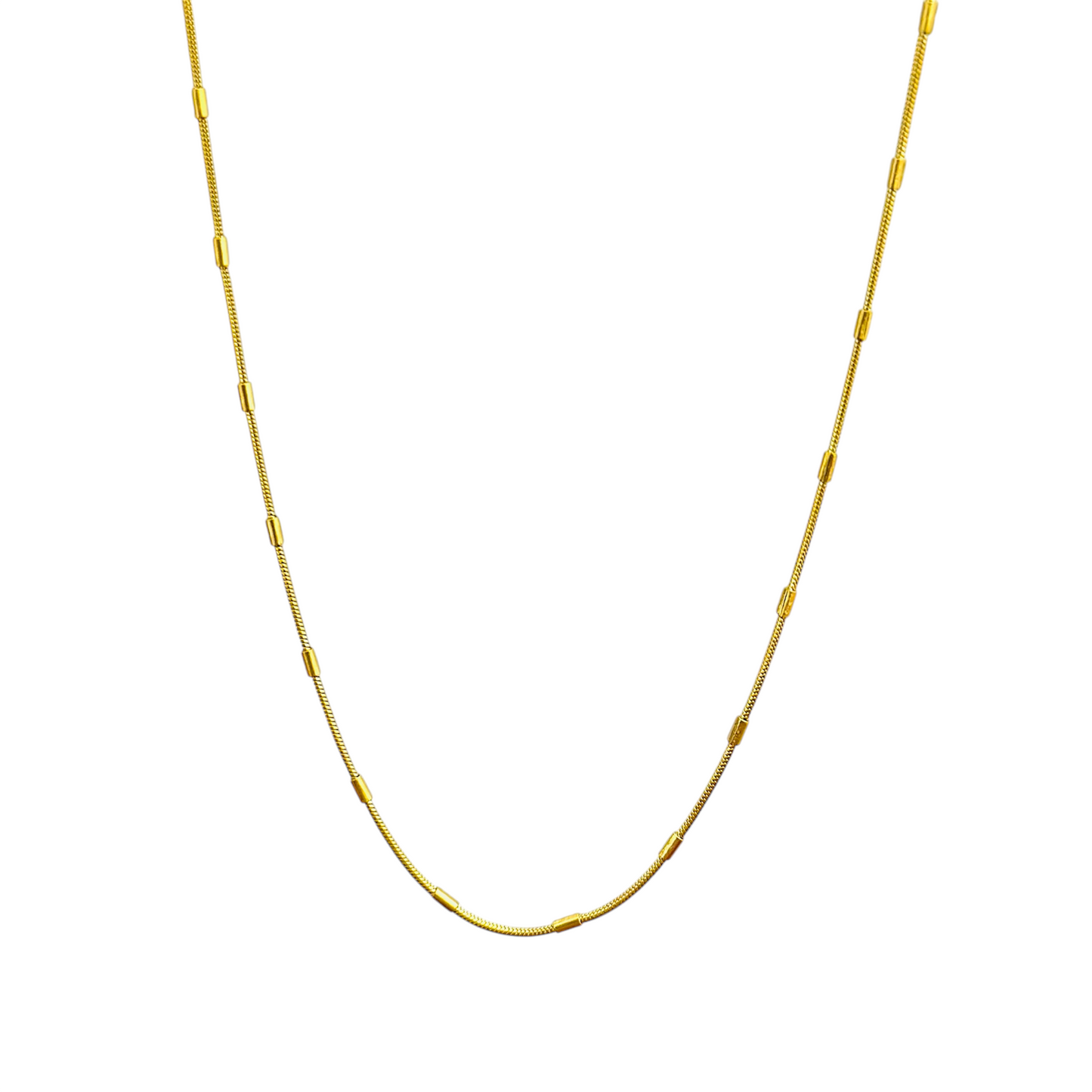 Embossed Sleek Chain ( 1mm )