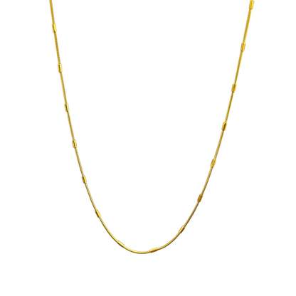 Embossed Sleek Chain ( 1mm )